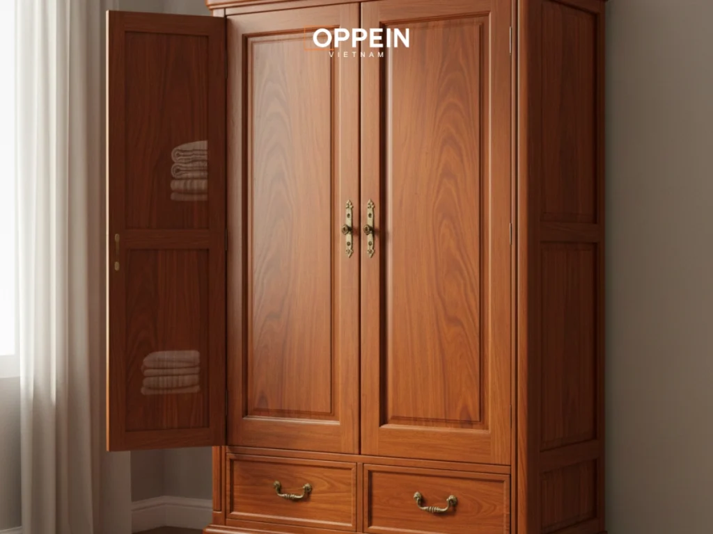 Tủ quần áo gỗ xoan đào