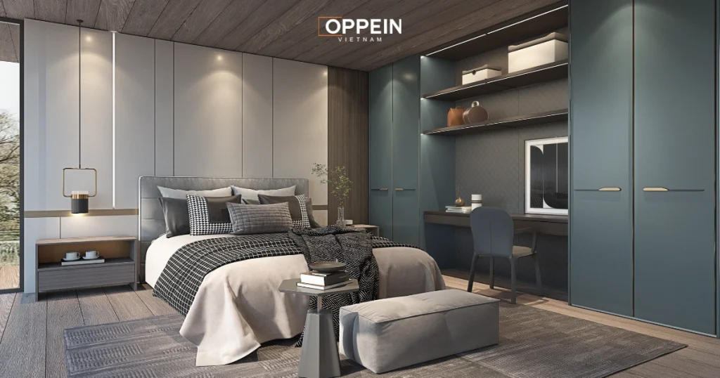 50+ Mẫu tủ quần áo kết hợp bàn làm việc được ưa chuộng hiện nay