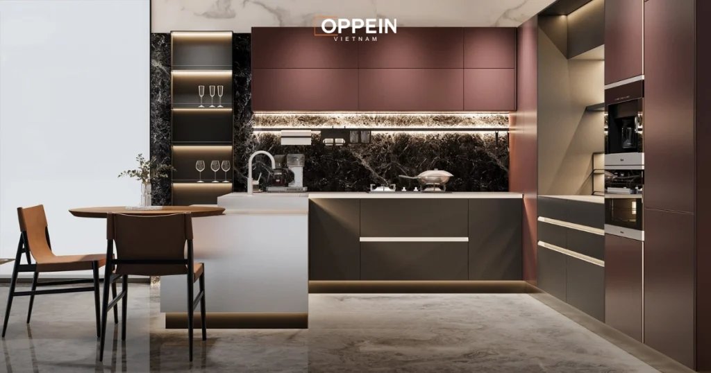 Xác định kích thước phù hợp là yếu tố quan trọng nhất khi thiết kế đảo bếp