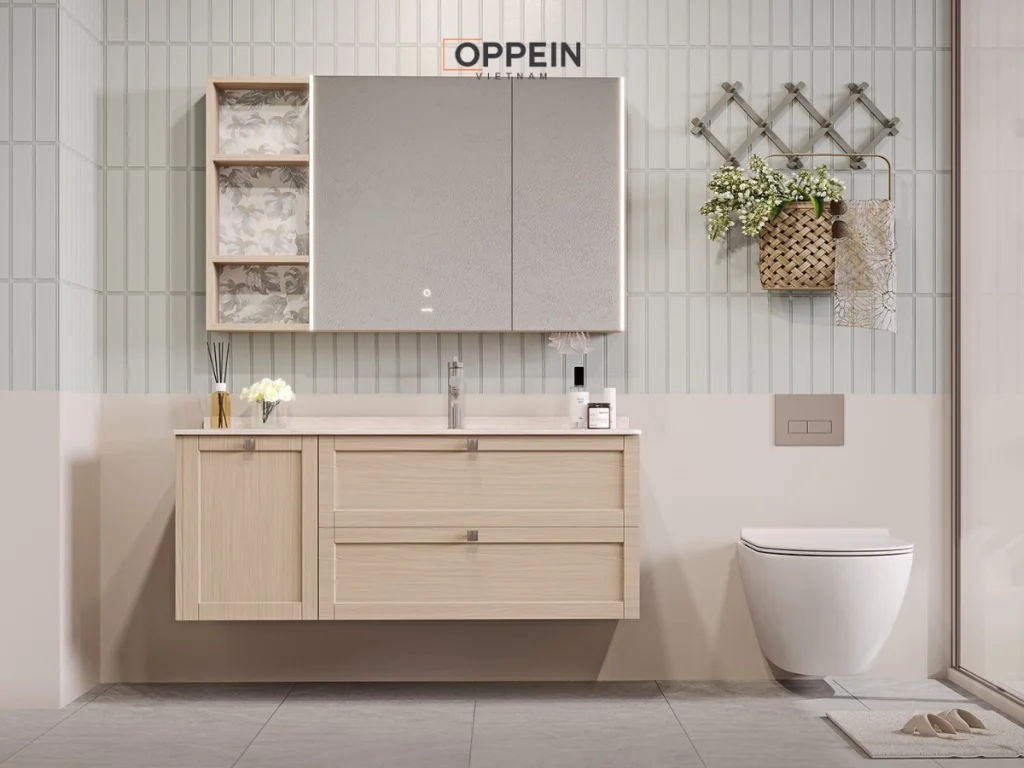 Tủ lavabo đa năng 2 tầng