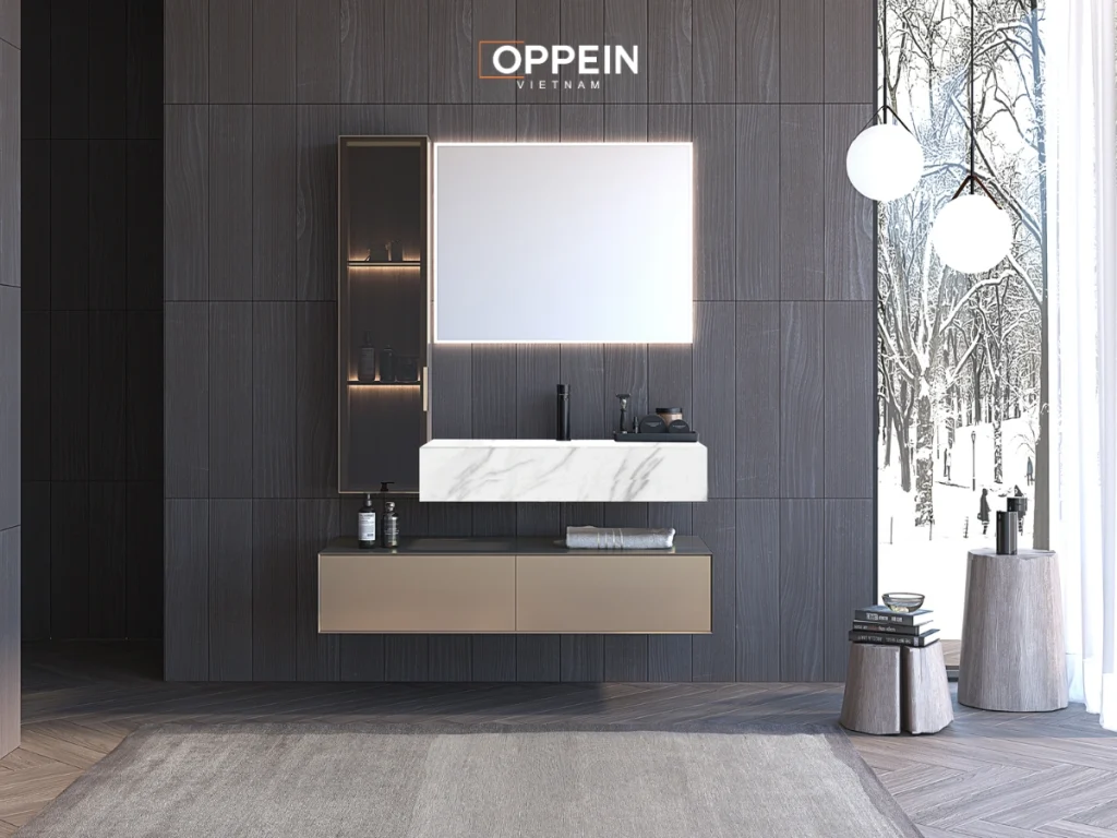 Oppein - Đơn vị cung cấp tủ lavabo cao cấp, kiểu dáng hiện đại