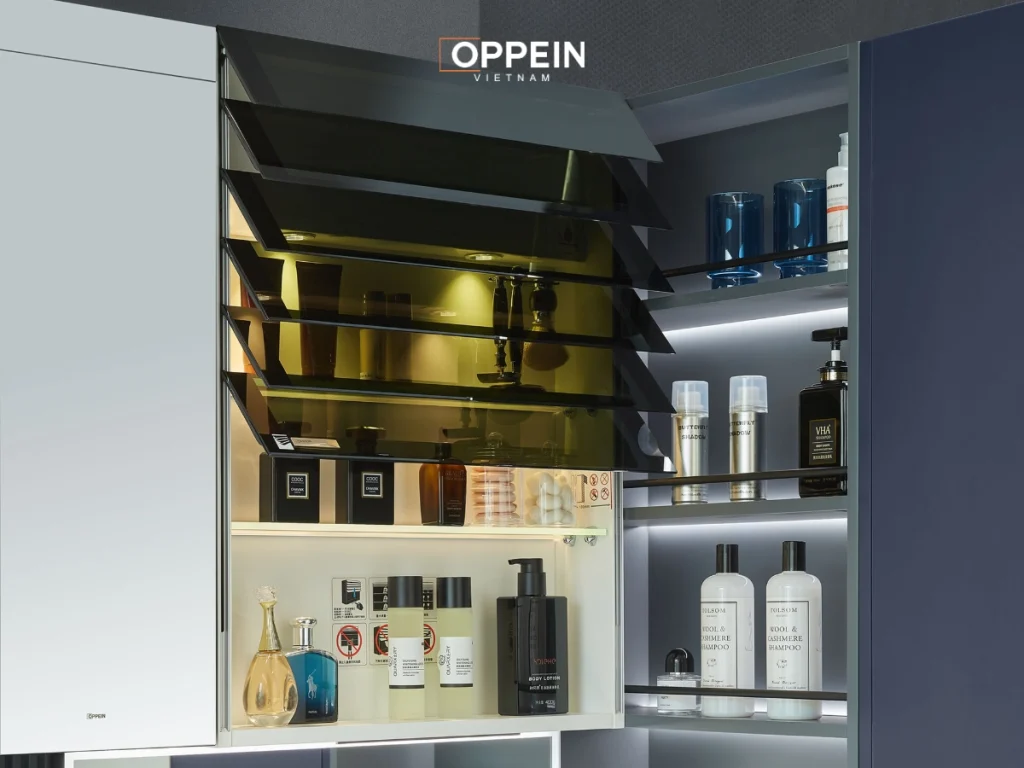 Tủ gương trong bộ tủ lavabo