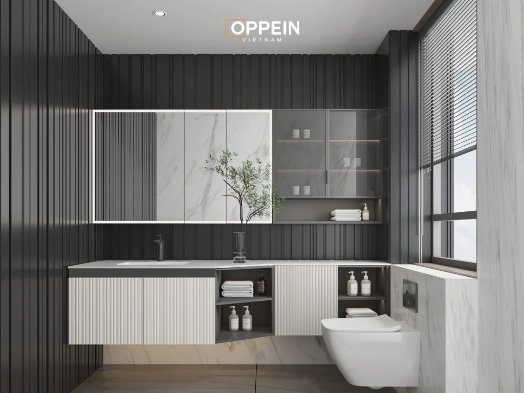 Kích thước tiêu chuẩn của tủ lavabo