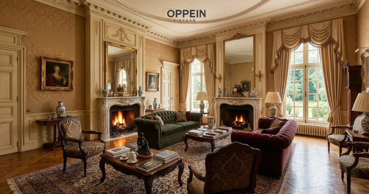 Phong cách nội thất cổ điển (classic style) là gì? 7 đặc trưng cơ bản