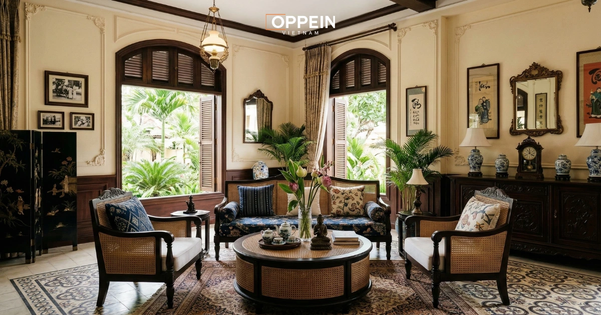 Tìm hiểu về phong cách nội thất Indochine (Đông Dương)