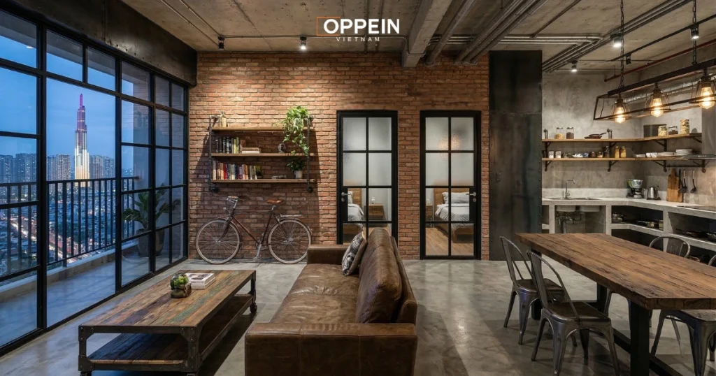 Những lưu ý quan trọng khi thiết kế nội thất theo phong cách Industrial