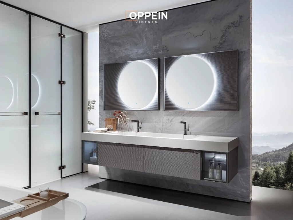 Tủ lavabo mặt đá