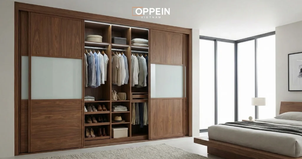 Kinh nghiệm chọn mua tủ quần áo cửa lùa 1m2