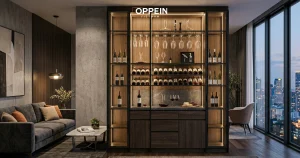 50+ Mẫu tủ rượu phòng khách hiện đại và sang trọng