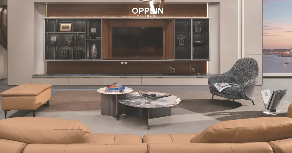 Lợi ích khi sử dụng tủ trang trí trong phòng khách