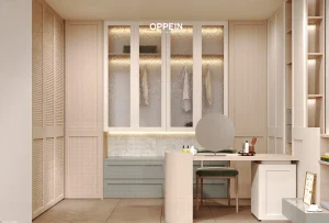 tủ quần áo kết hợp bàn trang điểm